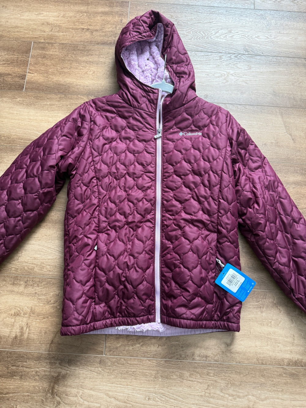 Columbia Girls' Hooded Quilted Puffer Jacket